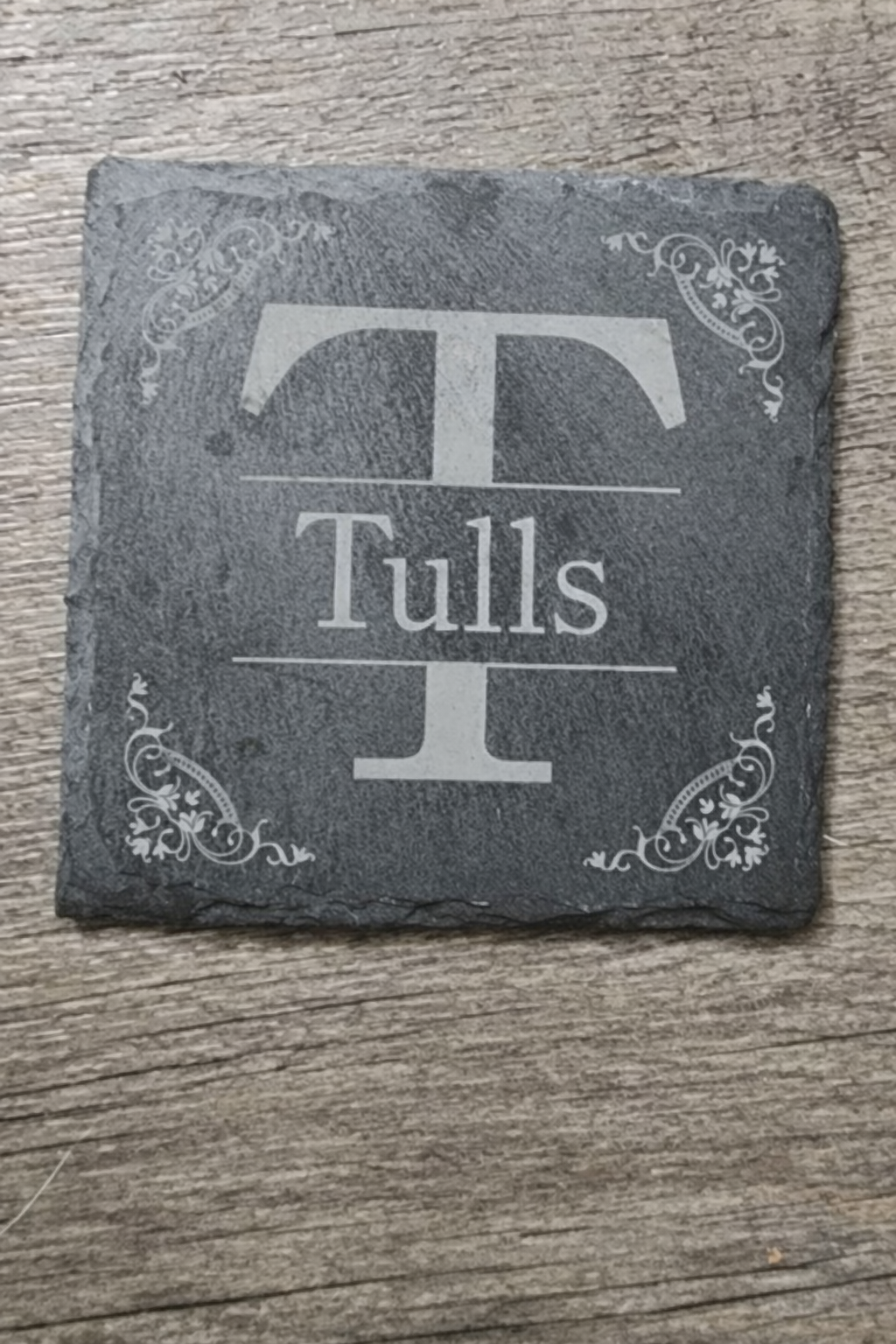 Custom wedding coaster set